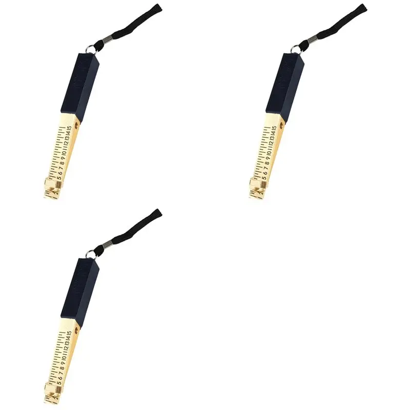 A02F-3X Door-Gap Measuring Tool, 1-15Mm Fire Door-Gap Gauge Checker, Feeler Gauges For Engineering Inspection Measurement