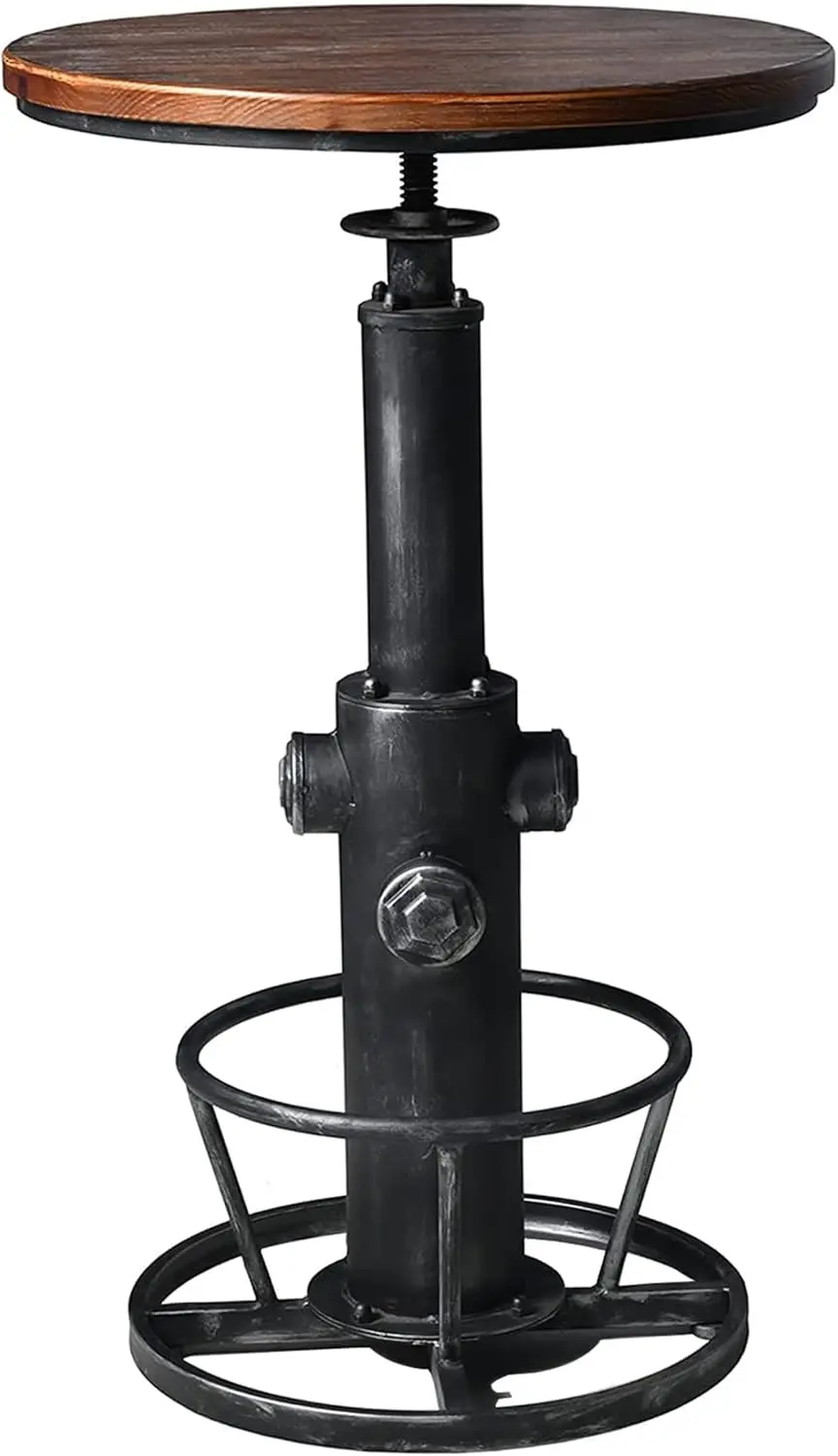 Lokkhan-Bar Mesa Set with Backless Stools for Pub, Cozinha, Jantar, Living, Festa, Bistrô, 2, 3 PCs, 38, 6-48, 4 polegadas, 24-30 polegadas