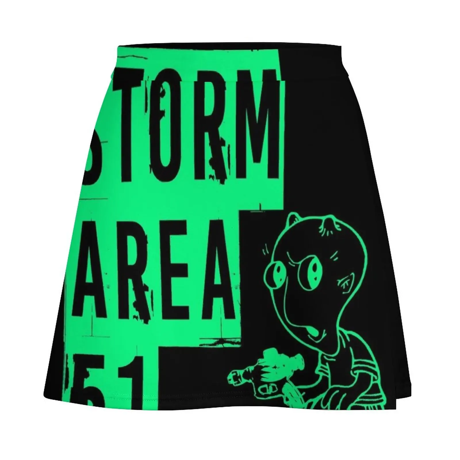 Storm Area 51 Alien Mini Skirt mini denim skirt Summer dress