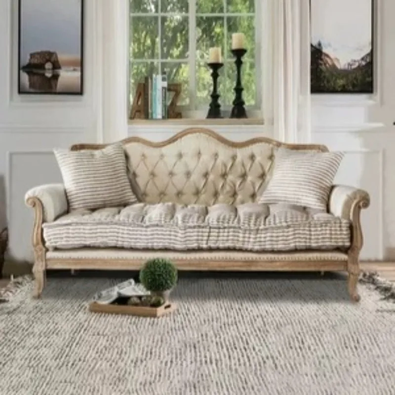 Corner Design Double Living Room Sofas Elegant Armchairs Adults Classic Sofa Living Room Couch Comfortable Modern Furniture