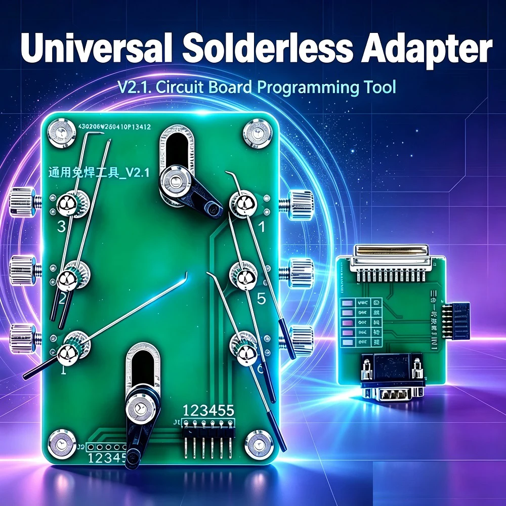 KYDZ Universal Solder-Free Adapter Board Key PCB Fixture No-Welding Car Key Data Reading Repair Tool for 5C/5D Locksmith