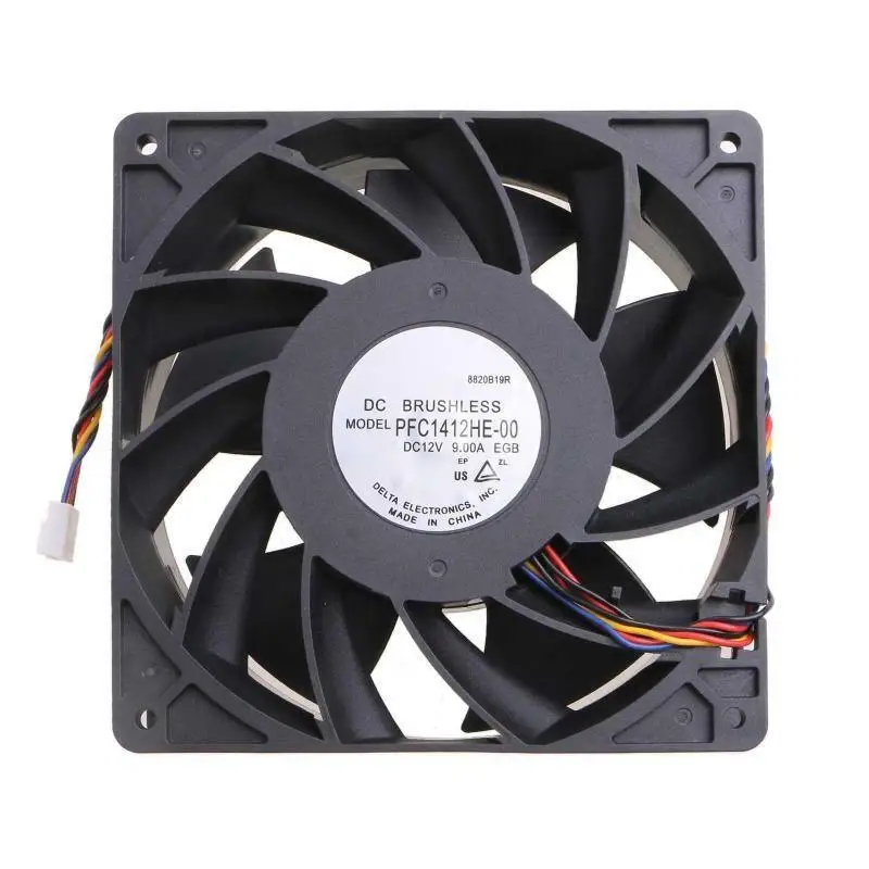 

PFC1412HE-00 12V 9.00A 14038 14CM 140x140x38mm 7000RPM Cooling Fan 6PIN