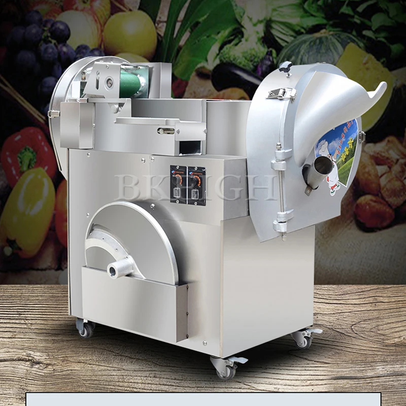 Промышленная машина для резки и нарезки овощей, многофункциональный измельчитель капусты и баклажанов из нержавеющей стали Промышленная машина для резки и нарезки овощей, многофункциональный измельчитель капусты и баклажанов из нержавеющей стали