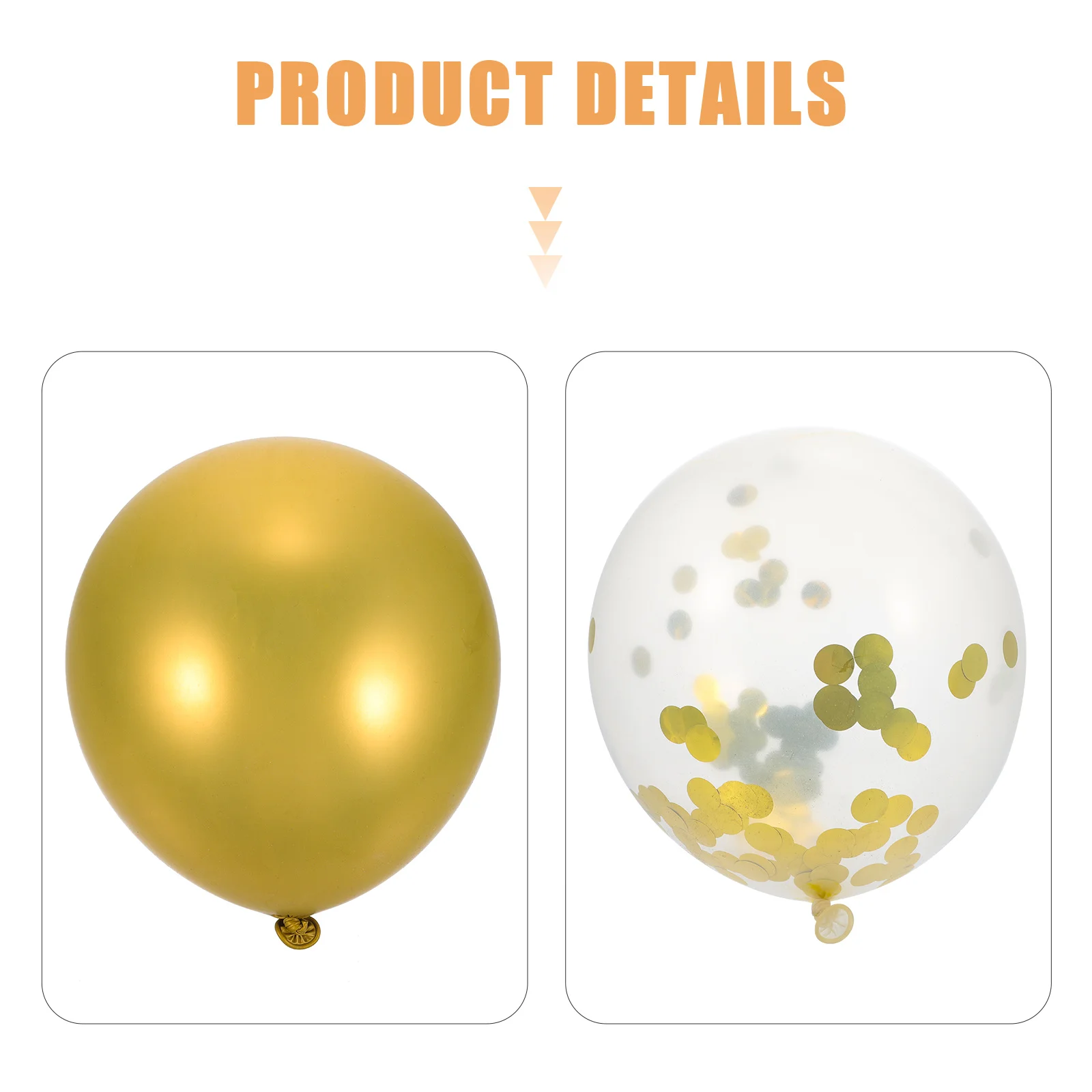 

50 Balloons Graduation Party Decoration Black Gold Colors 12 Inches High Grade Latex Safe Helium Filling Easy