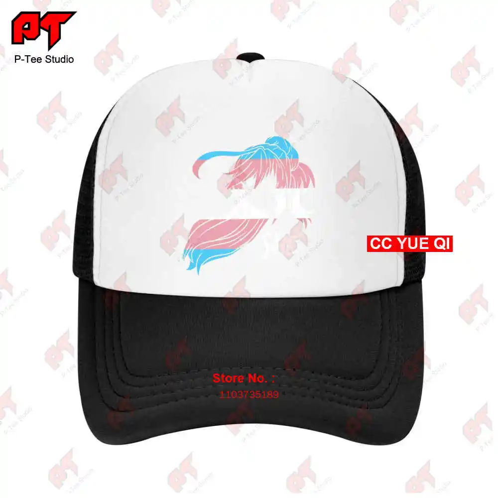 Transgender Anime Transwoman Lgbt Trans Flag Pride Baseball Caps Truck Cap 9VNW