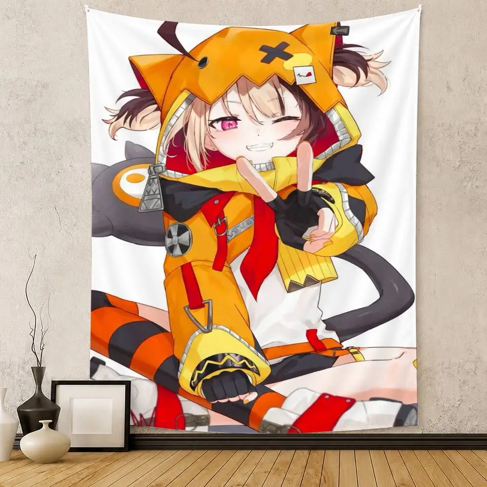 Gigi Murin hololive Flag Digital Printing Banner for Garage Wall Out Door Decoration