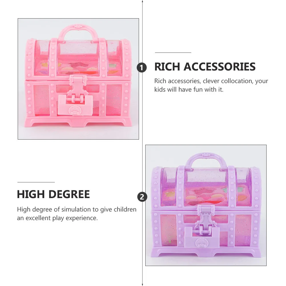 

1 Set Girls Makeup Set Cosmetics Beauty Makeup Box Play Pretend Kit For Party Gift Simulation