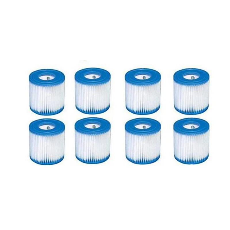 8 Pcs Swimming Pool Filter 300 Gallon Filter Cartridge,Swimming Pool Pump Filter Cartridge HS-630,For Pool Filter Pump