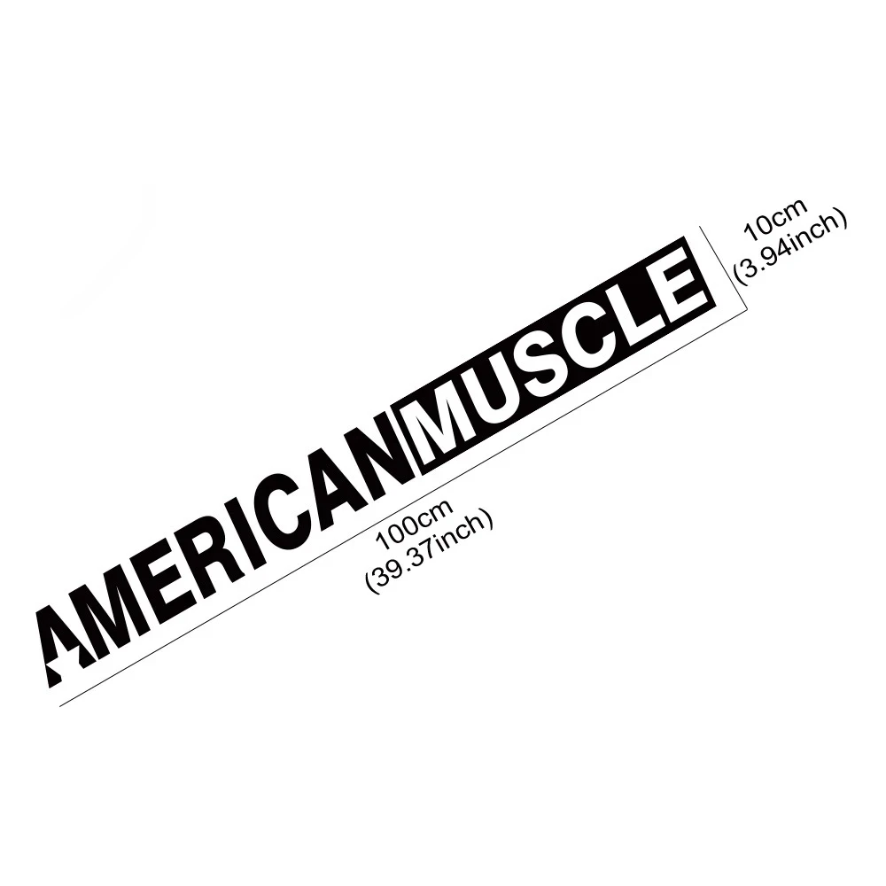 American Muscle Car Windshield Sticker Front Window Vinyl Film Decal For Challenger Mustang Camaro Auto Tuning Decor Accessories view 5
