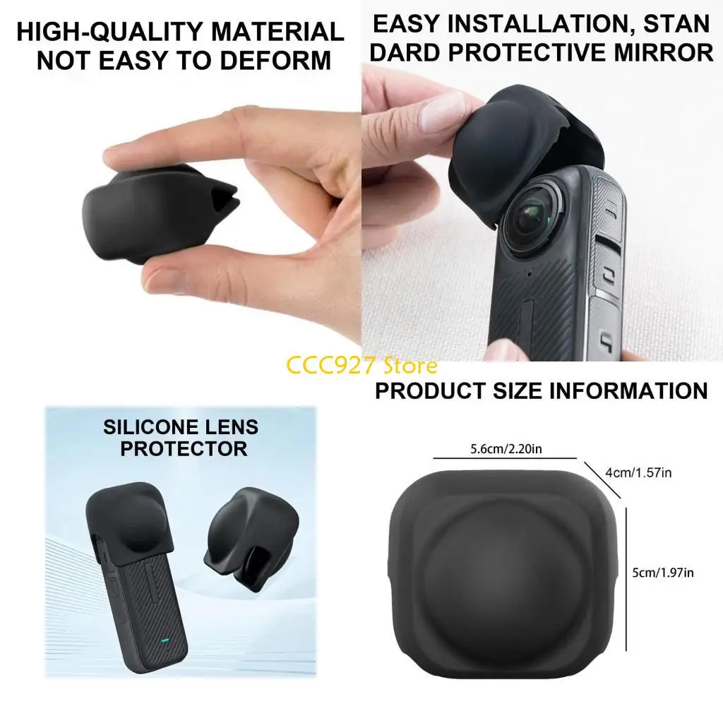 

B03F Scratch Resistant Silicone Lens Shield for X4 Camera Quality Cover