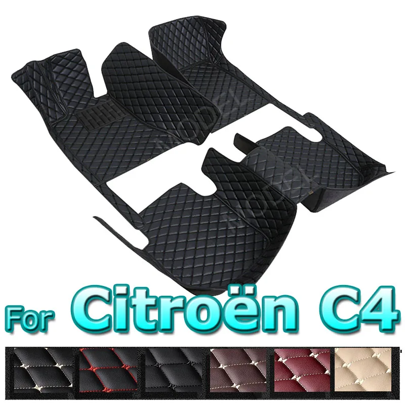 

Автомобильные коврики, напольные для Citroen C4 Cactus 2014 ~ 2020, водонепроницаемые аксессуары для автомобиля