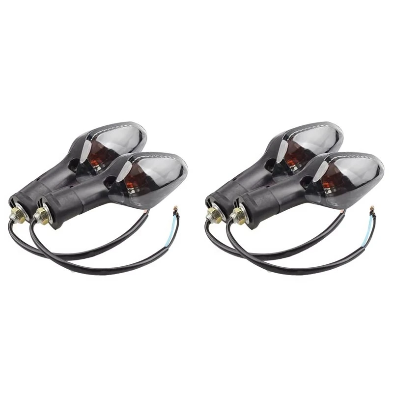 New 4 Pcs 12V Motorcycle LED Turn Signal Lights For Honda CRF250L/NC700X/NC700S/CBR500 2013-2016