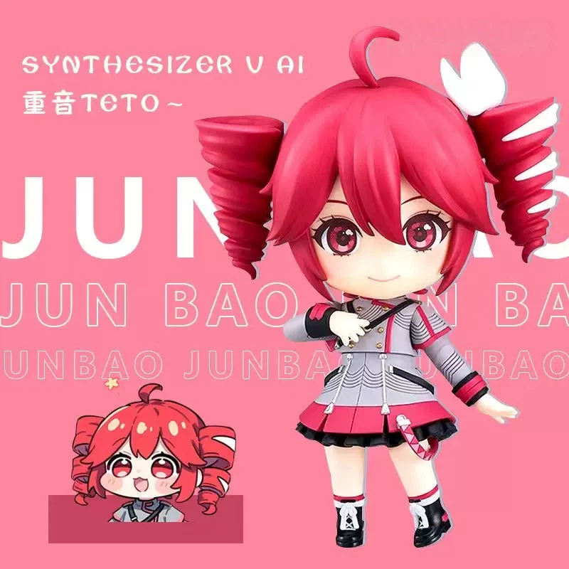 

Kasane Teto Q Version Action Figure Kawaii Anime Figurine Collection Model Desktop Ornament Gift For Fans