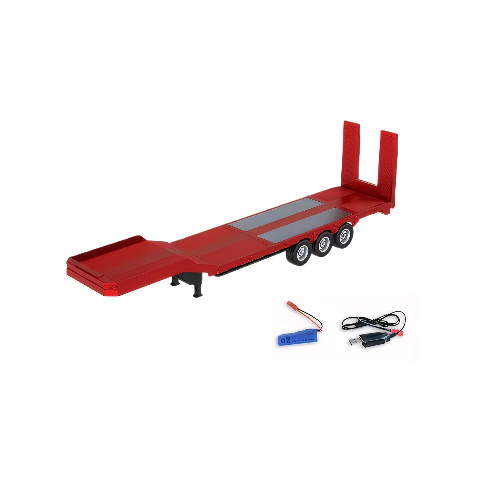 

Huina 1501 RC Truck 1/18 RC Engineering Car with Light Sound 770S Trailer Head Platform Semitrailer RC Truck Alloy Car Model