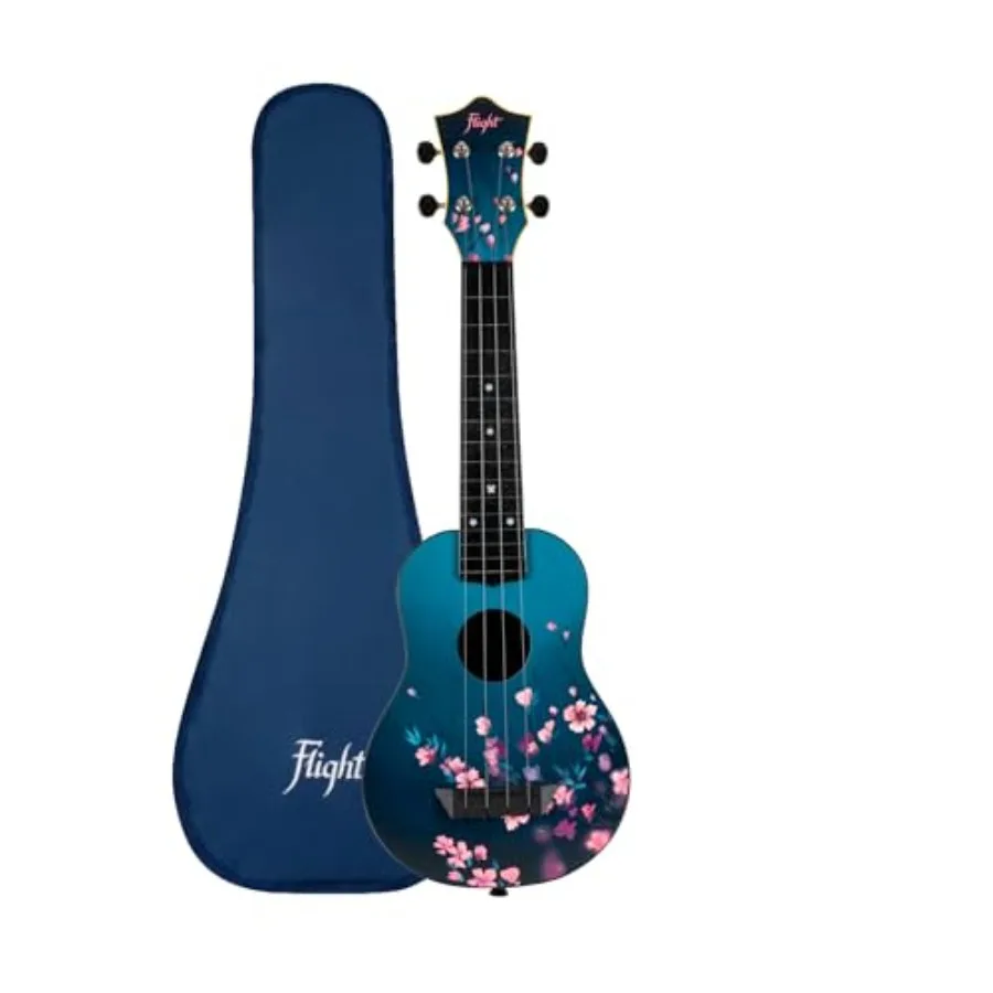 

Укулеле Sakura Soprano Travel из натурального дерева с тюнерами цвета розового золота для портативного музыкального удовольствия