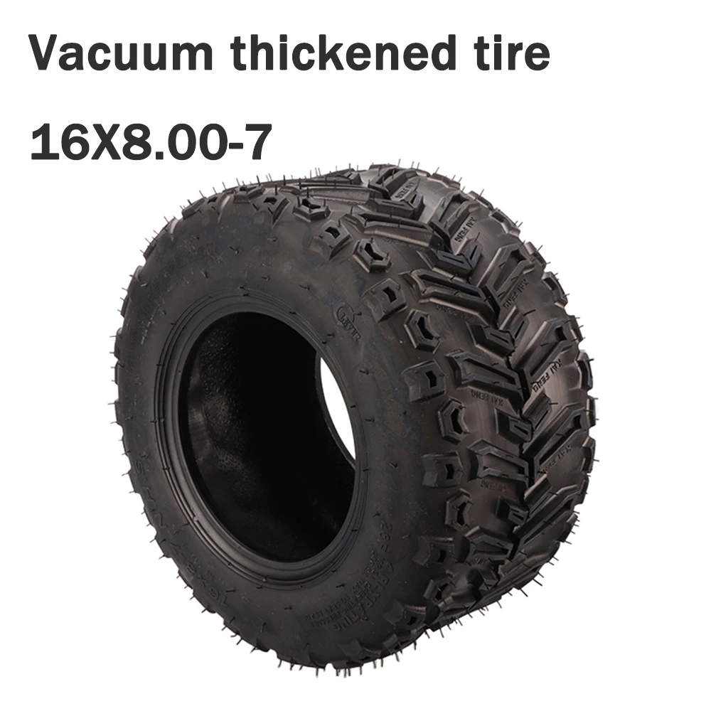 

16x8.00-7 High Performance Vacuum Thickened Tires for ATV Four Wheel Karting Beach Motorcycle Wear-resistant Tyre 16*8.00-7