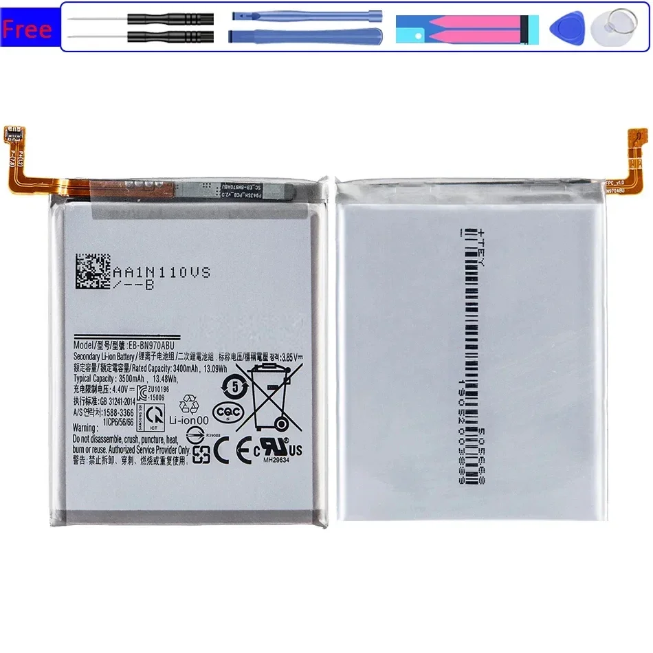 Replacement Battery For Samsung Galaxy Note 10 Note X Note10 NoteX Note10 5G SM-N970 N970W N970F N970U N970N, EB-BN970ABU