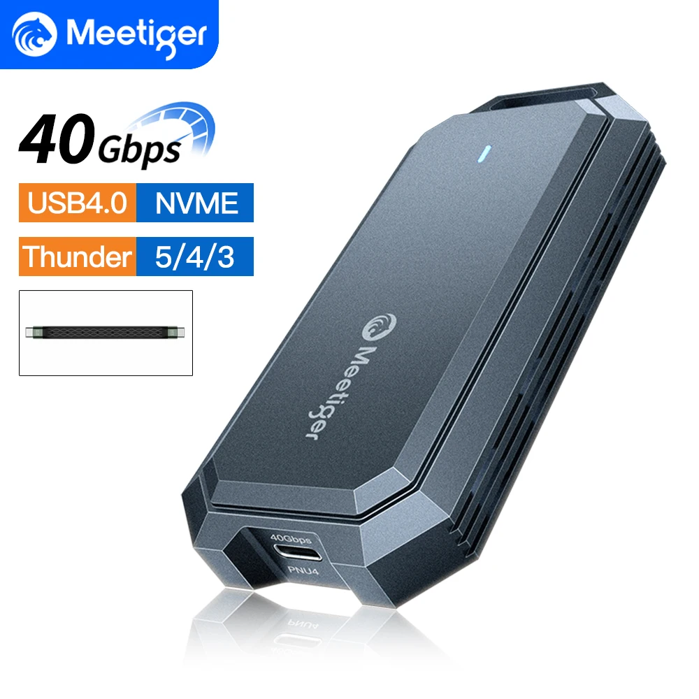 Usb4 40Gbps External Ssd 8Tb - Корпус для SSD-накопителя Meetiger 40Gbps M.2