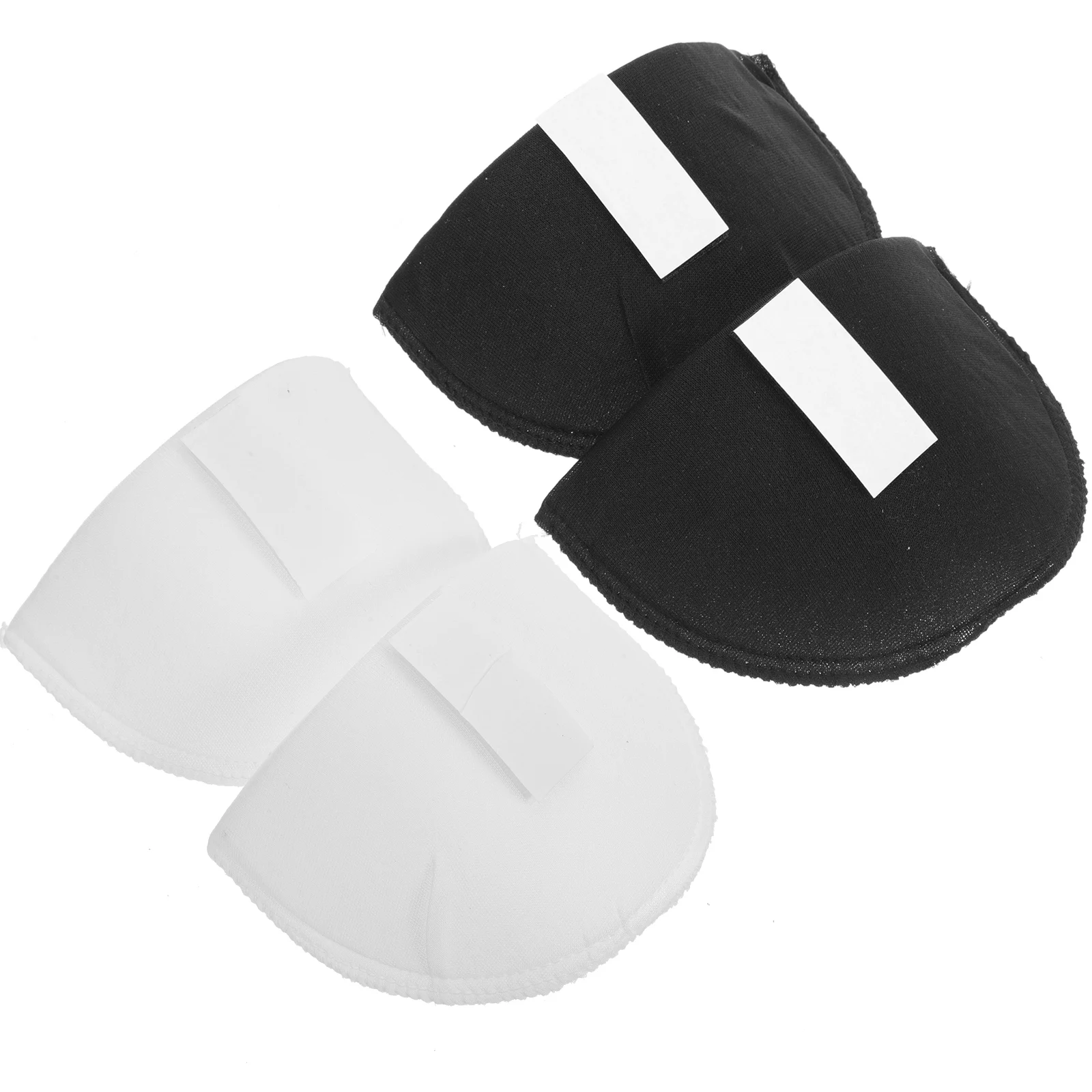 

2Pairs Shoulder Pads Thick Sponge Cushion Reusable Shoulder Enhancer for Dress Skirt Suit Coat Smooth Fit Skirt Sponge Pad