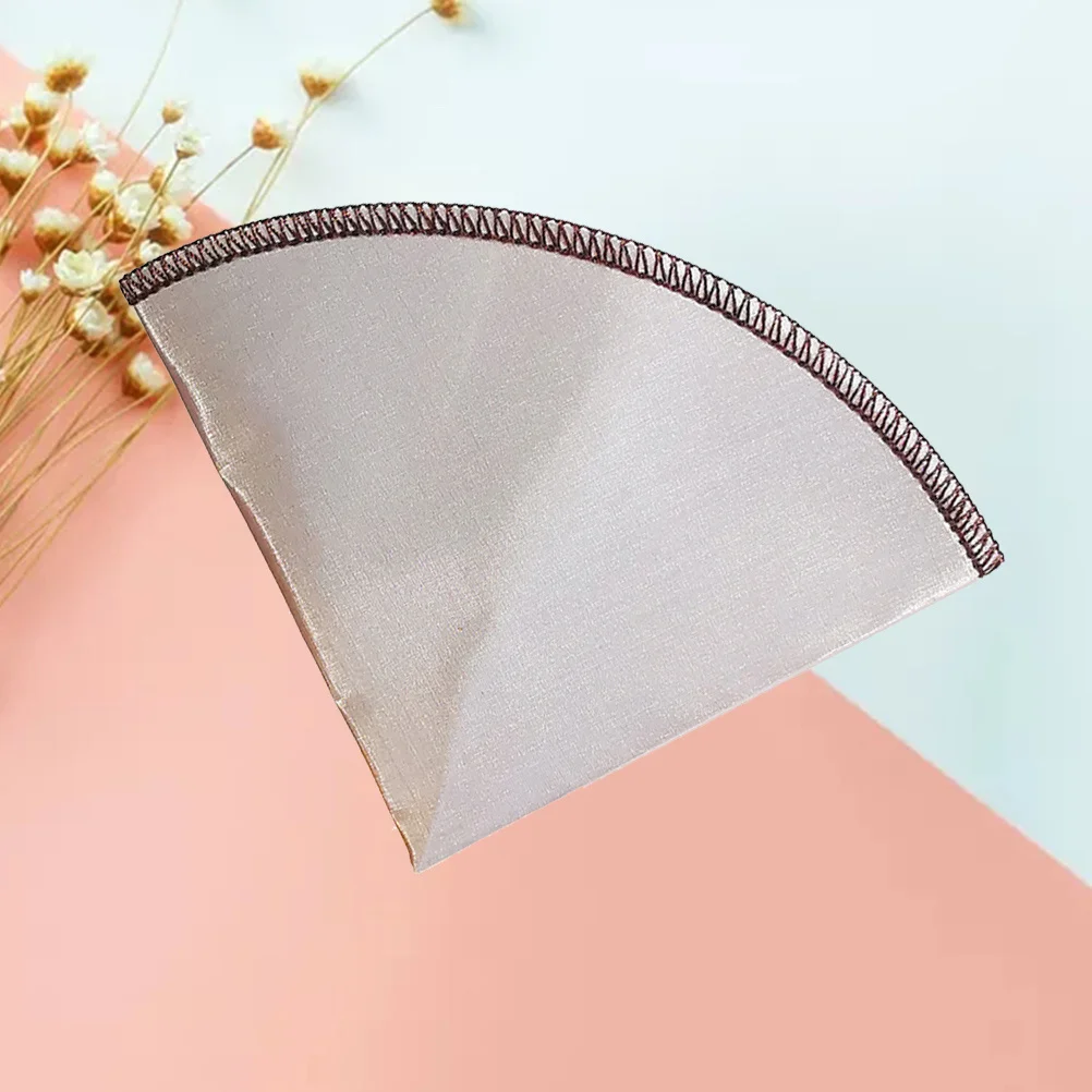 

Stainless Steel Coffee Filter Size 2 Reusable Cone Mesh Dripper Teaware Filter Non Absorbent Oil for Clear Coffee