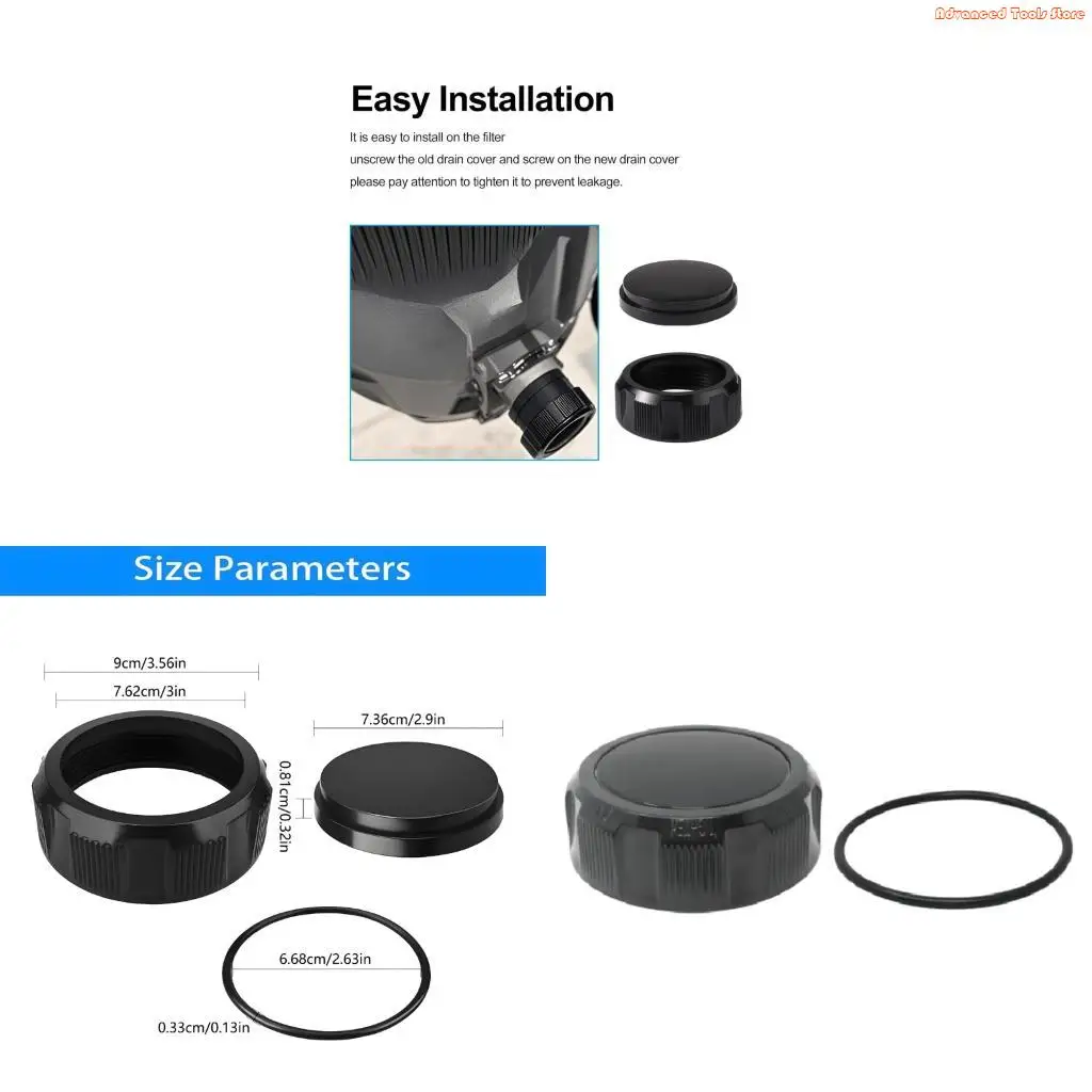 

Замена крышки для очистки солевых ячейки R0523000 Пул -фильтр с узел