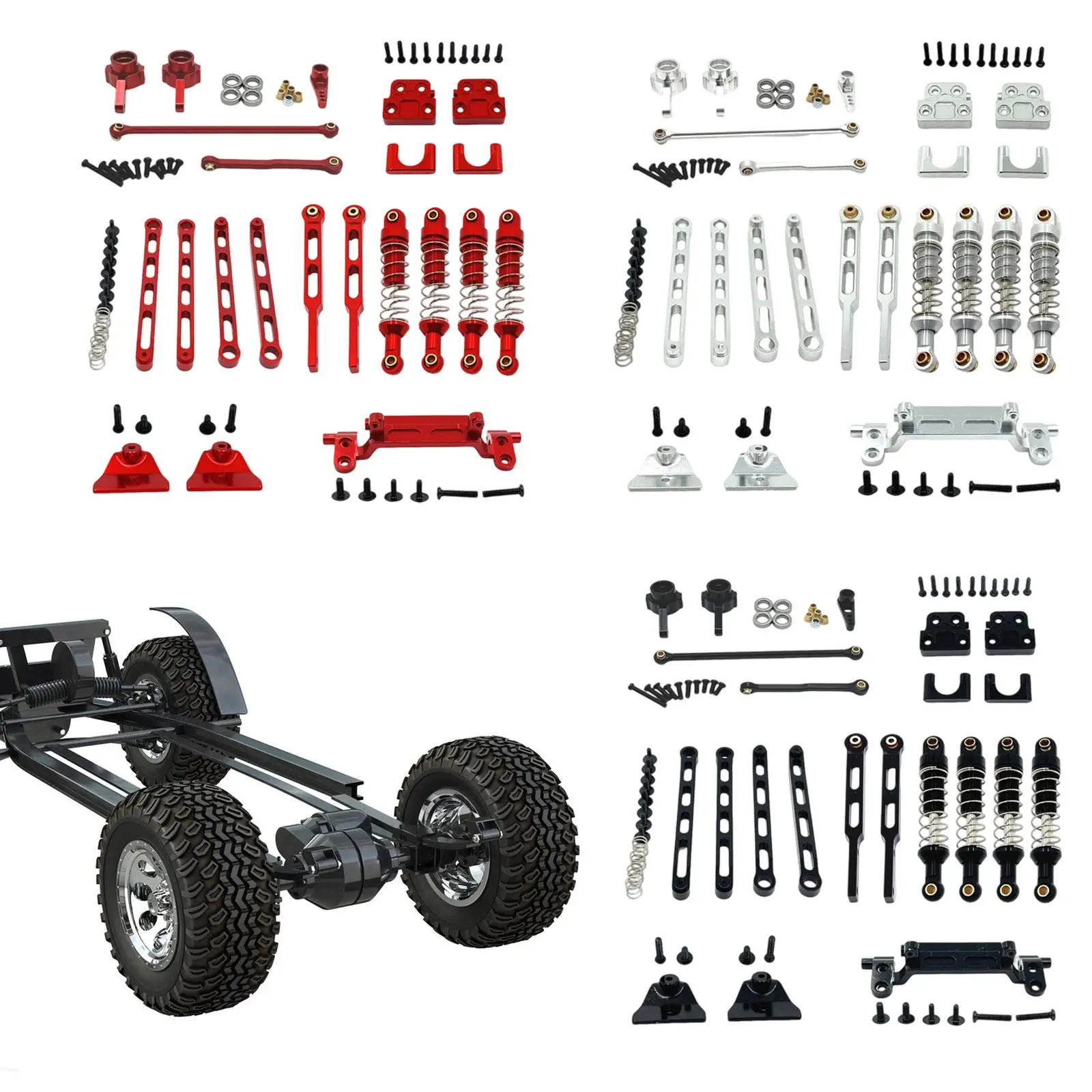 

RC Обновление металлических запасных амортизаторов для 1/12 MN82Pro MN82S