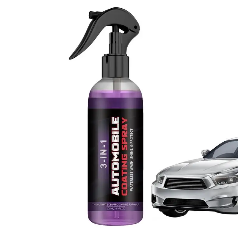 

High Protection 3 In 1 Spray 100ml Nano Car Scratch Repair Spray Car Scratch Repair Nano Spray Waterless Wash Ceramic Spray