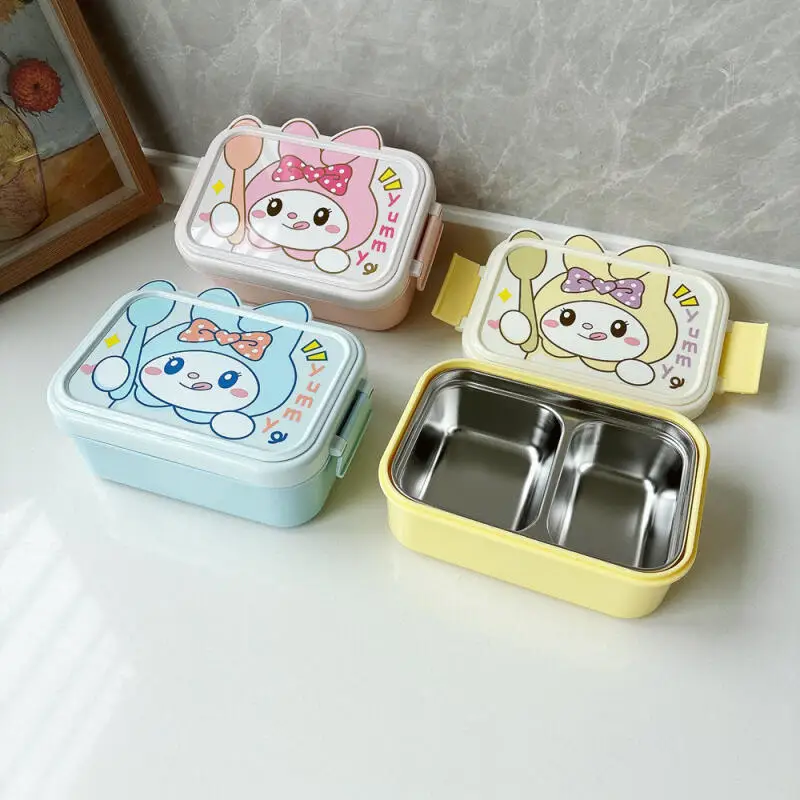 

Sanrio My Melody мультфильм аниме ланч-бокс студенческий милый взрослый портативный большой вместительный ящик для посуды бестселлер новый продукт кампус