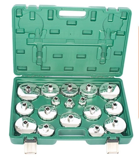 17/19/25/27/31/35 Pieces Sturdy Steel Cap Type Filter Disassembly Wrench Car Oil Change Tray Removal Tool