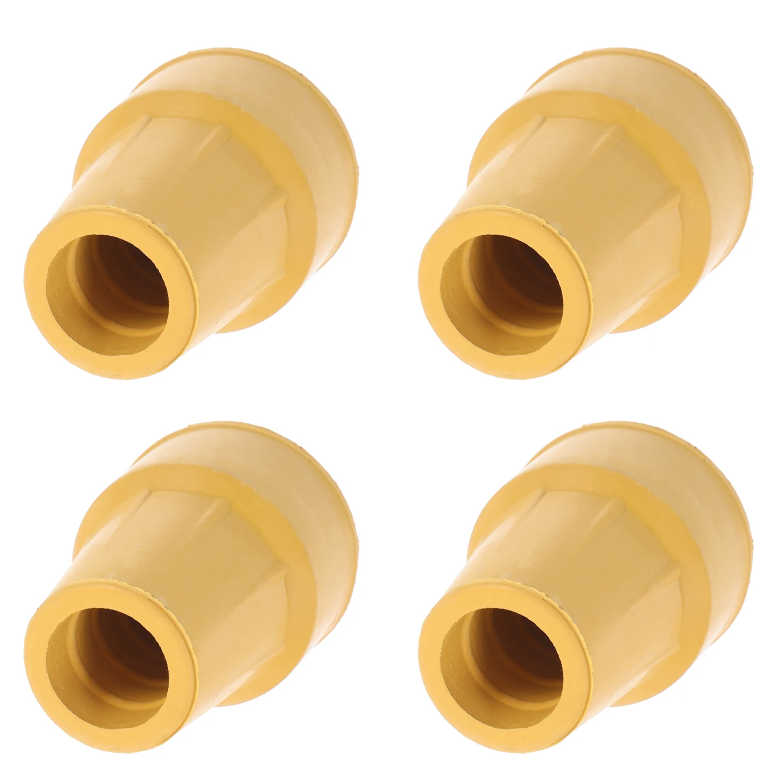 

4Pcs Cane Rubber Tips Replacement Anti-Skid Crutch Feet Sleeves Wear-Resistant for Walking Sticks and Trekking Poles