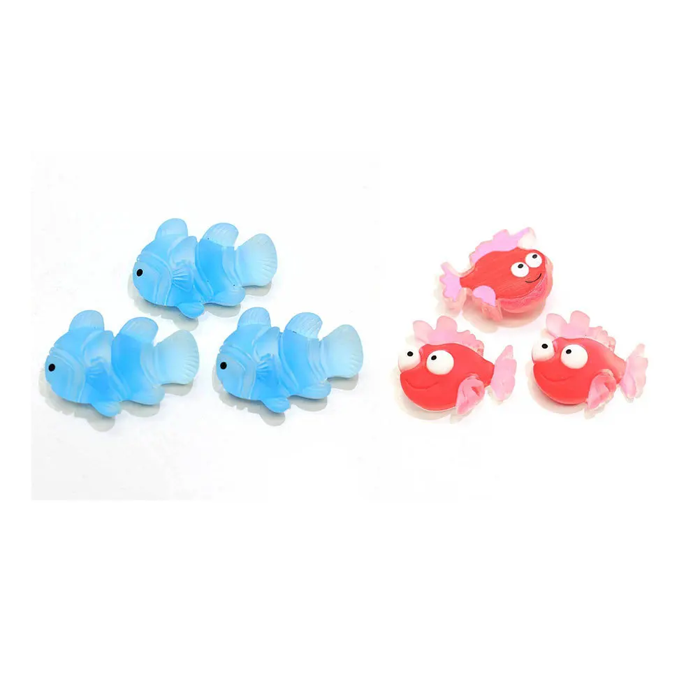 

1Set Sea Creature Resin Decoration Synthetic Resin Ornaments for Desktop Micro Landscape DIY Keychain Pendant Craft