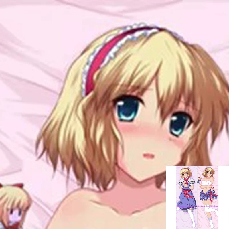 

Dakimakura Anime Pillow Cover Alice Margatroid Sided Print 2Way Cushion Bedding Festival Gifts Gifts
