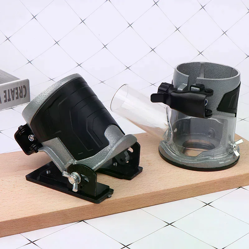 Woodworking Router Trimming Machine Bases Adjust Aluminum Alloy Plunge Router Base Trimmer Machine Base Power Tool