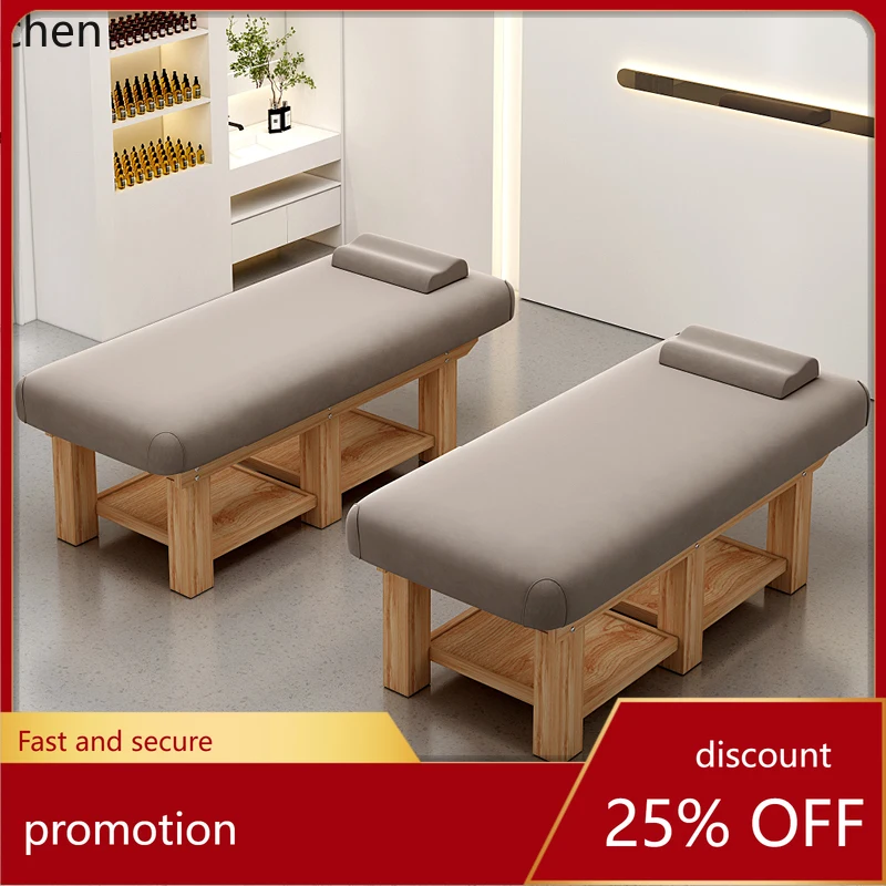 

HXL latex solid wood special eyelash bed embroidery bed massage bed