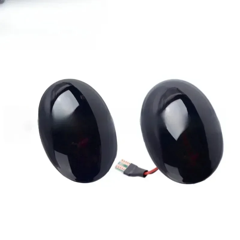 For Mini Cooper R50 R52 R53 Good Uiz For Side Marker Repeater Signal Light Smoked Lens Dynamic Amber LED Lamps - view 2