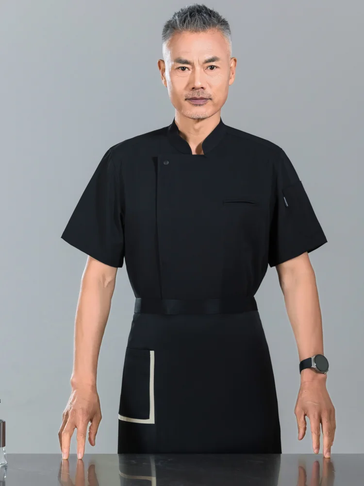 Veste de Chef de Cuisine pour Homme et Femme, Costume de Travail, Uniforme de Restaurant