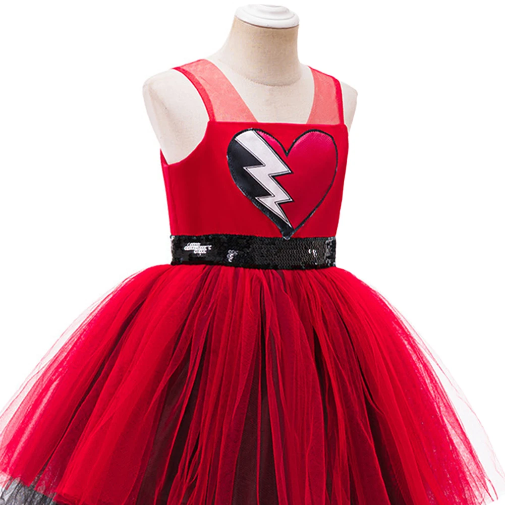 Disfraz de Princesa Roja de la Película Fantasia 2026 Descendants S5, Falda Tutú Juvenil, Disfraz para Adolescentes, Ropa para Halloween y Carnaval