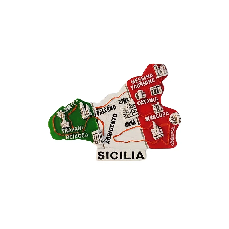 Europe Italy 3D Fridge Magnets Tourism Souvenir Refrigerator Magnets Sticker Collection Handicraft Decoration Articles