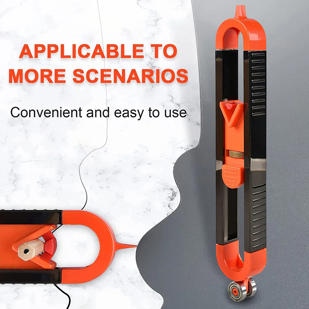 Strumento per tracciare il calibro di contorno, duplicatore di profili preciso, strumento per profili di forma irregolare per la lavorazione del legno, progetti di conversione di furgoni