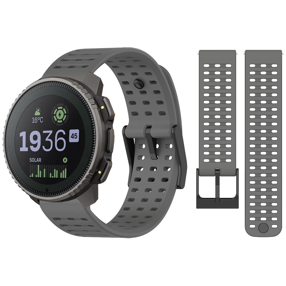 Watchband For Suunto Vertical 22MM Silicone strap For Suunto 9 Peak Pro,Suunto 5 Peak Replacement Watch band Bracelet