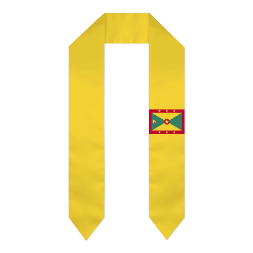 

Флаг Гренады, толстый выпускной палантин, шарф, двухсторонний палантин чести для выпускников, класс 2025 г.