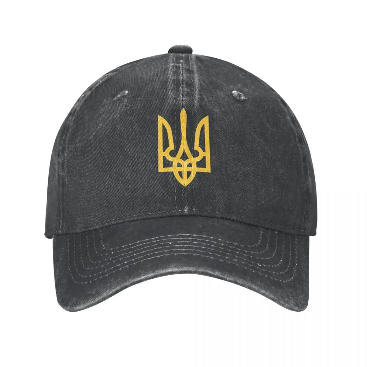 Ukrainian Trident Baseball Cap Coat of Arms Trendy Trucker Hat Spring Male Fishing Printed Baseball Caps