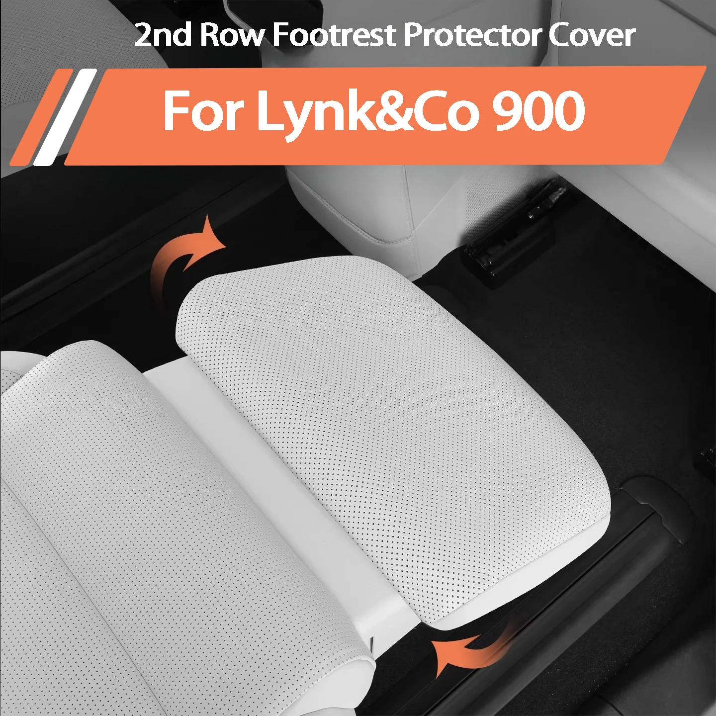 For Lynk&Co 900 2025 2026 Second Row Leg Rest Protector Electric Seat Cover Pad Interior Accessories