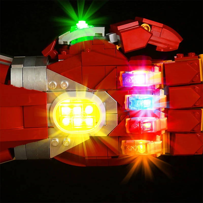 Vonado LED Light Kit For 76223 Nano Gauntlet Building Blocks Set (NOT Include the Model) Bricks DIY Toys For Children