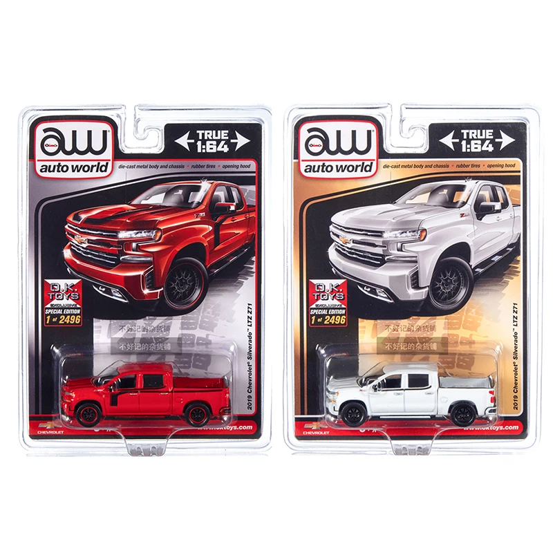 AW Car World 1:64 Alloy Simulation Diecast Model Car Limited Edition  American Raptor Pickup Truck Collection Ornament Gift