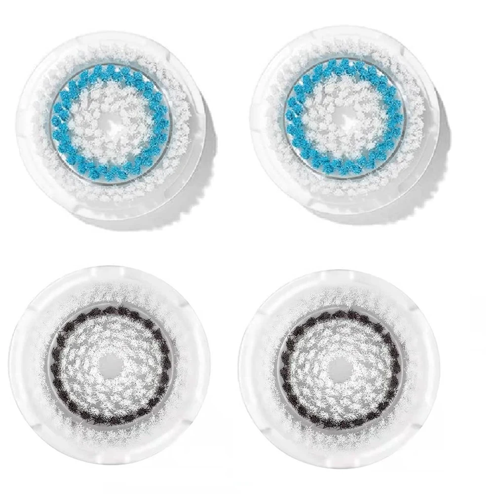 4 шт., сменная щетка для лица и очищающее средство для лица для насадки кисти Clarisonic