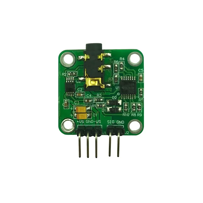 Muscle electrical analog signal EMG acquisition circuit detection module, bioelectronic development sensor kit, single lead