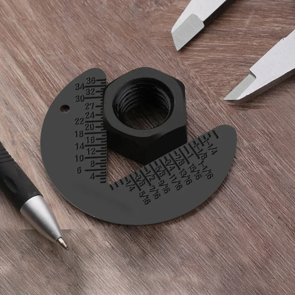 screw gauge Thread Measure Gauge nut and bolt thread checker Measurement Size G1/8 To G1-3/8 Check Gauges nut size tools