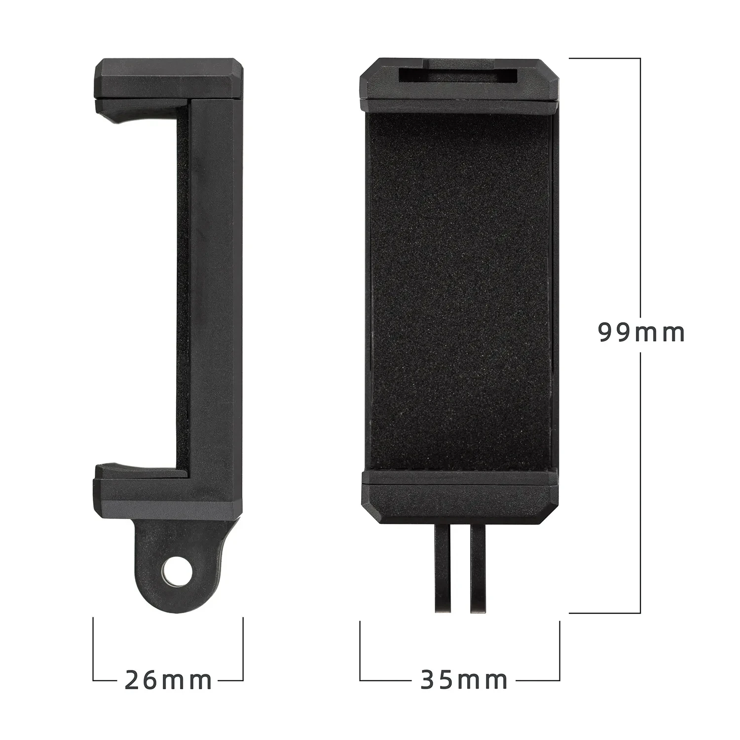 Universal Phone Holder Clip Bracket Adapter For Smartphone Tripod 1/4 Inch Nut Hole For Selfie Stick Accessories