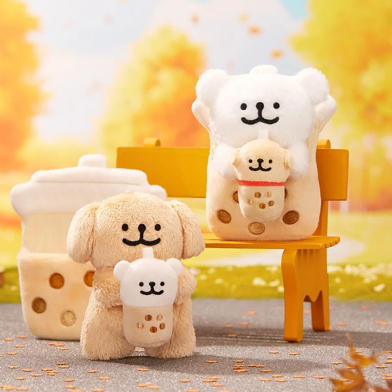 Línea cachorro buena suerte serie Doudou bolsa ciega de felpa caja ciega muñeca colgante periférico juguete de moda regalo